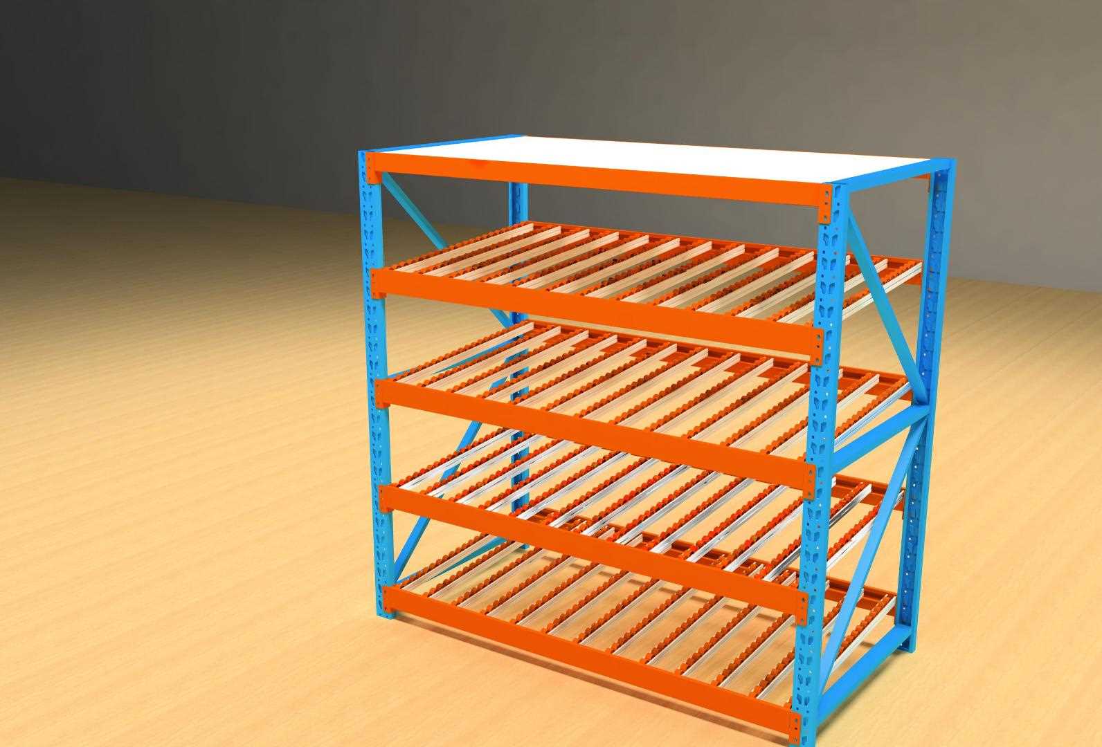 流利條貨架設(shè)計