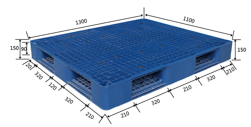 1311雙面網(wǎng)格塑料托盤(pán)