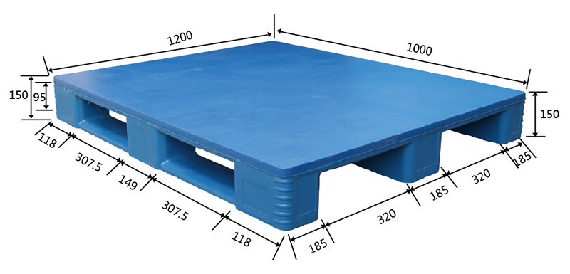 1210川字平板塑料托盤(pán)